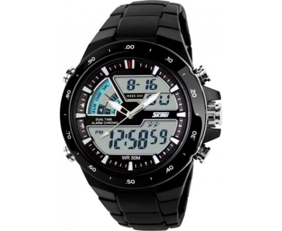 SKMEI AD1016 Black Rokas pulksteņi 