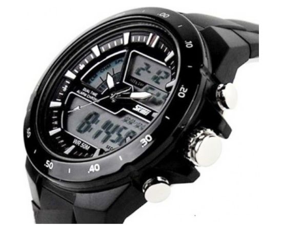 SKMEI AD1016 Black Rokas pulksteņi 