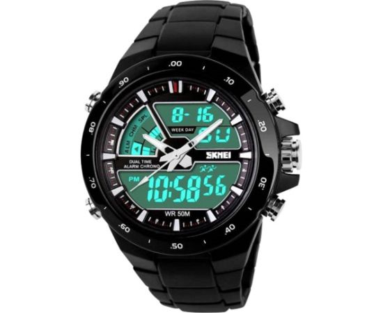 SKMEI AD1016 Black Rokas pulksteņi 
