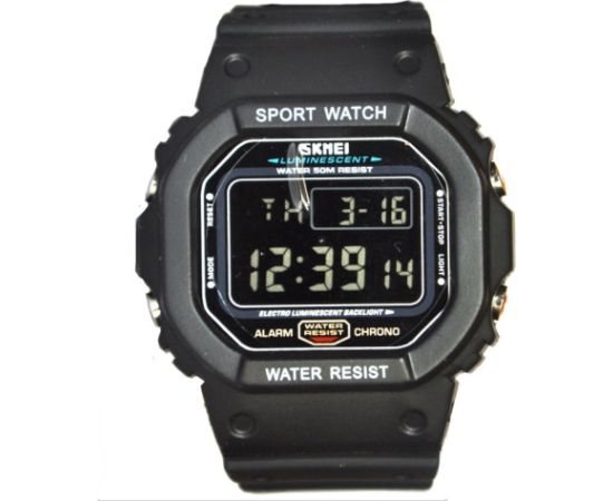 SKMEI DG1134BK Black Digital Rokas pulksteņi 