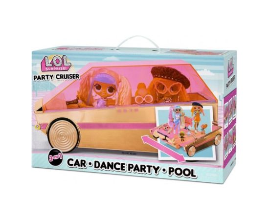 L.O.L. Машина для кукол Surprise 3-in-1 Party Cruiser Car (без кукол) 31cm 118305 Куклы и аксессуары
