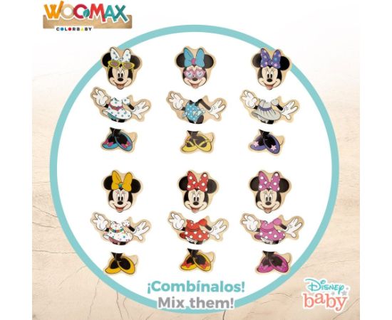 Koka puzlis Minnie, Disney Baby 24m+ CB48724 Galda spēles