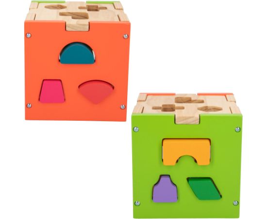 Figūru šķirotājs (sorteris) no koka 12 men + CB42139 Puzles