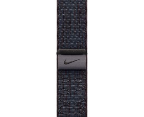 Apple Nike Sport Loop, 42mm, black/blue - Replacement band Smart pūlksteņu aksesuāri