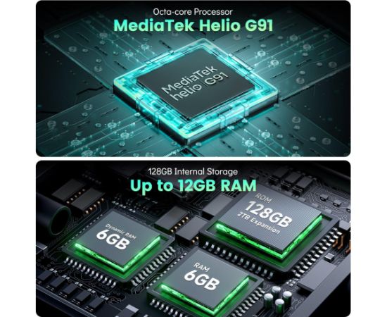 MOBILE PHONE ARMOR X31/6/128GB BLACK ULEFONE Мобильные телефоны