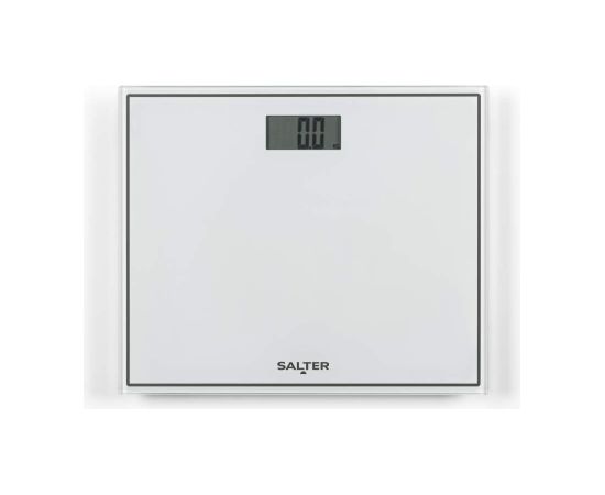 Salter 9207 WHCFEU12 Compact Glass Electronic Bathroom Scale, White Ķermeņa svari