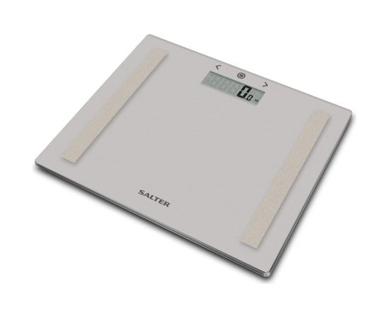 Salter 9113 GFEU12  Compact Glass Analyser Bathroom Scales, Grey Ķermeņa svari