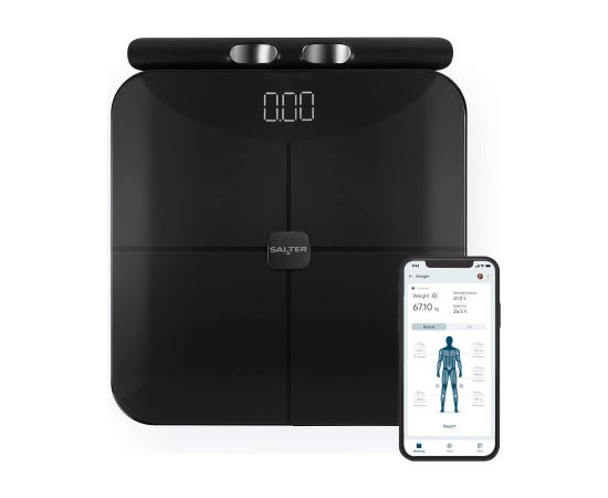 Salter SA00755BFEU6 Body Insight Smart Scale, Black Ķermeņa svari