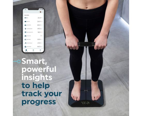 Salter SA00755BFEU6 Body Insight Smart Scale, Black Ķermeņa svari