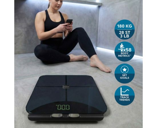 Salter SA00755BFEU6 Body Insight Smart Scale, Black Ķermeņa svari