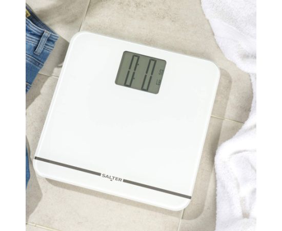 Salter 9075 WFEU12 Max Electronic Bathroom Scale, White Ķermeņa svari