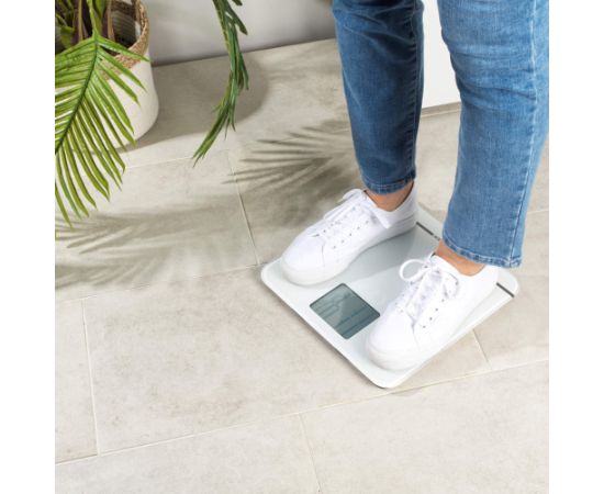 Salter 9075 WFEU12 Max Electronic Bathroom Scale, White Ķermeņa svari