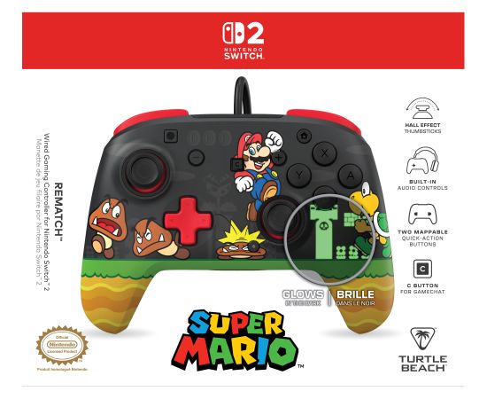 Turtle Beach controller Rematch Nintendo Switch 2, Goomba Stomp Piederumi konsolēm