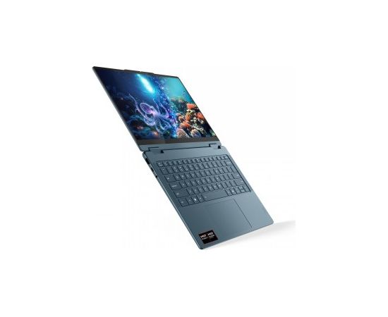 LENOVO YOGA 7 2IN1 RYZEN AI 5 340/14" WUXGA (1920X1200) OLED 600NITS (PEAK) / 400NITS (TYPICAL) GLOSSY / ANTI-FINGERPRINT, 100% DCI-P3, 60HZ, DOLBY VISION®, TÜV LOW BLUE LIGHT, DISPLAYHDR™ TRUE BLACK 500, GLASS, TOUCH/16GB/512GB SSD/AMD RADEON 840M/COPILO Portatīvie datori