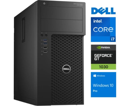 DELL 3620 Tower i7-7700 16GB 1TB SSD M.2 NVME GT1030 2GB WIN10Pro Kомпьютеры после ремонта