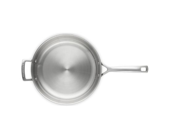 Le Creuset Трехслойная сковорода из нержавеющей стали без покрытия, диаметр 28 см. Pannas