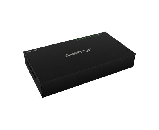 Lanberg Switch 8x1GB/s Unmanagment Gigabit Ethernet Desktop 12V metal case DSM1-1008 Switch