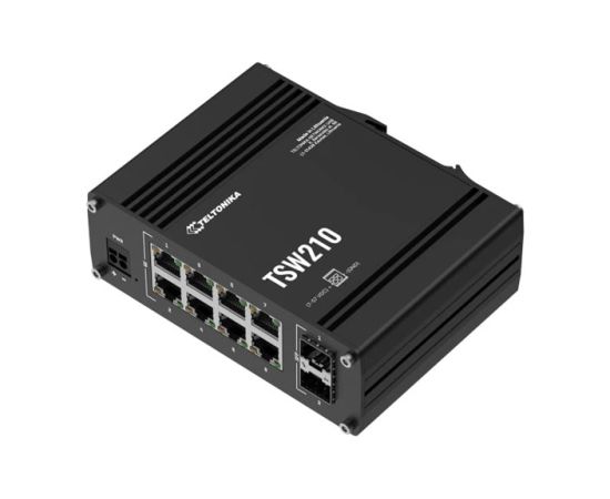 Teltonika Switch 8 GbE, 2 SFP ports TSW210 Коммутаторы (Switch)