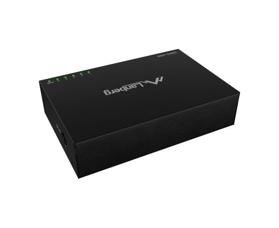 Lanberg Switch 5x1GB/s Unmanagment Gigabit Ethernet Desktop 12V metal case DSM1-1005 Unmanaged Desktop Switch