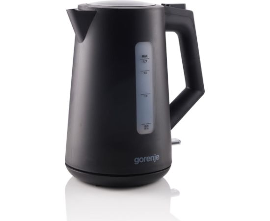 Gorenje K17OPB Kettle Electric 2200 W 1.7 L Plastic 360° rotational base Black Tējkannas (elektriskās)
