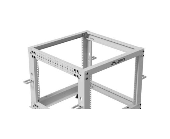 Lanberg Open Rack 19" 9U, adjustable OR01-6109-S 65.7 x 60 x 57.7 cm Gray Serveri un to komponentes