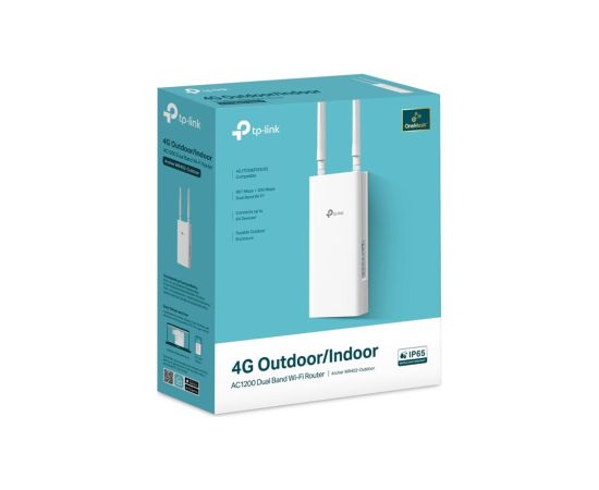 TP-LINK 4G AC1200 Dual Band Wi-Fi Outdoor Router Archer MR402-Outdoor 802.11n 10/100 Mbit/s Ethernet LAN (RJ-45) ports 1 MU-MiMO No PoE in Access Points