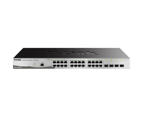 D-Link Metro Ethernet Switch DGS-1210-28/ME Managed L2 Rack mountable Gigabit Ethernet (copper) ports quantity 24 SFP ports quantity 4 Power supply type Single 24 month(s) Коммутаторы (Switch)