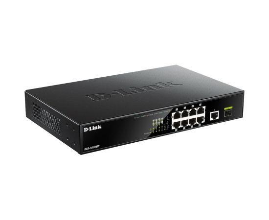 D-Link 10 Gigabit port Switch with PoE DGS-1010MP Unmanaged Desktop / Rackmount Gigabit Ethernet (copper) ports quantity 1 SFP ports quantity 1 Power over Ethernet (PoE) ports quantity 8 Коммутаторы (Switch)