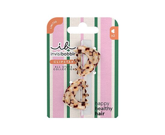 Invisibobble Clipstar All Stars Golden Caddie XS - Skřipec do vlasů ( 2 ks ) Matu kopšana