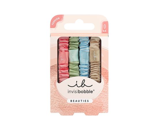 Invisibobble Beauties Satin Sorbet - Saténové gumičky ( 4 ks ) Matu kopšana