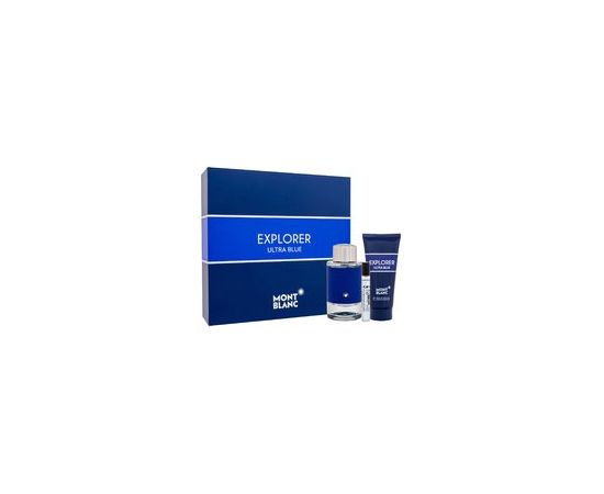 Mont Blanc Explorer Ultra Blue Gift set EDP 100 ml, miniature EDP 7.5 ml and shower gel 100 ml 100ml Dāvanu komplekti