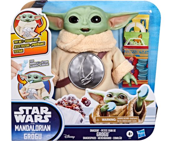 STAR WARS фигурка Грогу с аксессуаром для перекуса 16,5 см Фигурки и герои