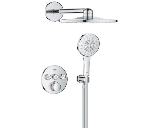 Grohe dušas sistēma ar termostatu Grohtherm Smartcontrol/Rainshower SmartActive 310, hroms (bez SmartBox)  Смесители для душа / Душевые системы