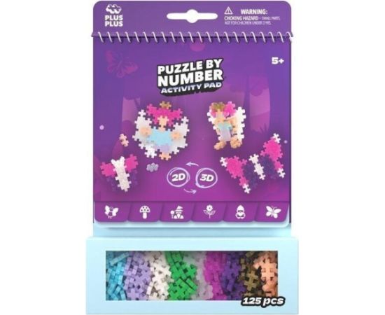 Plus Plus Klocki Plus-Plus puzzle by number las 125el Mašīnas un piederumi