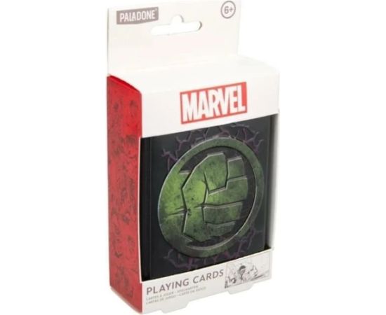 Paladone PALADONE Marvel Karty do gry w metalowej puszcze Hulk Galda spēles