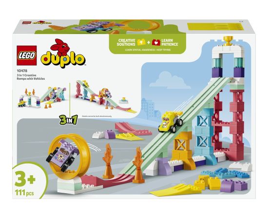 LEGO Duplo Kreatywne rampy 3 w 1 z pojazdami (10478) Новости - Детские товары