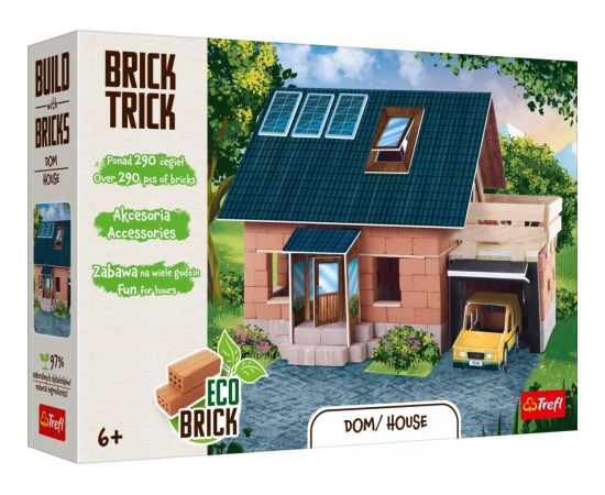 Trefl BRICK TRICK Build with bricks DOM House 61916 Mašīnas un piederumi