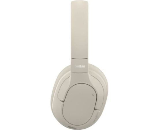 Austiņas Belkin Surround sand Over-Ear, wireless ANC Наушники