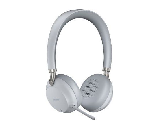 Austiņas Yealink BH72 UC Light Gray USB-A Bluetooth-Headset with Charging Stand 1208615 Наушники