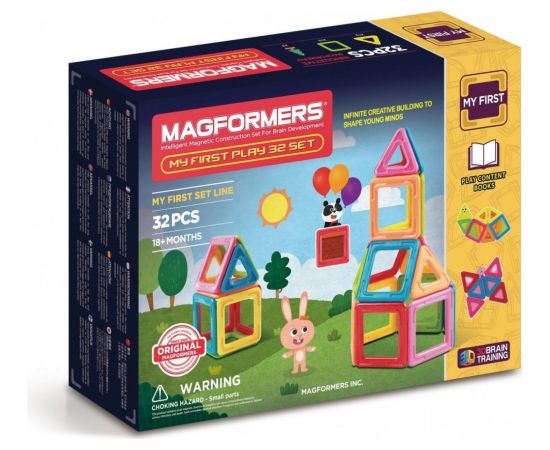Magformers 32 elementy. My first (GXP-593214) Konstruktori 