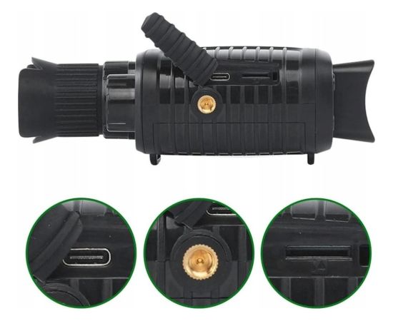 Noktowizor Apexel Monokular Noktowizor Ir Zoom 10x 24mm Ip56 Lcd 1,5"" Zdjęcia 10mp Filmy 1080p Apexel / Nv007 Новинки смартфонов и телефонов