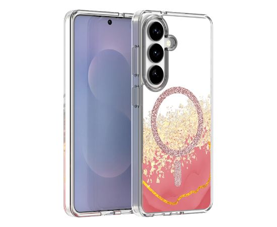 Mocco Epoxy Mag Back Case Aizmugurējais apvalks priekš Samsung Galaxy S25 FE Neoriģinālie Maciņi
