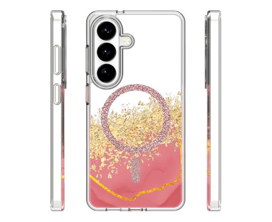 Mocco Epoxy Mag Back Case Aizmugurējais apvalks priekš Samsung Galaxy S25 FE Neoriģinālie Maciņi