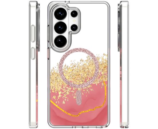 Mocco Epoxy Mag Back Case Aizmugurējais apvalks priekš Samsung Galaxy S25 Ultra Neoriģinālie Maciņi
