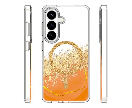 Mocco Epoxy Mag Back Case Aizmugurējais apvalks priekš Samsung Galaxy S25 FE Neoriģinālie Maciņi