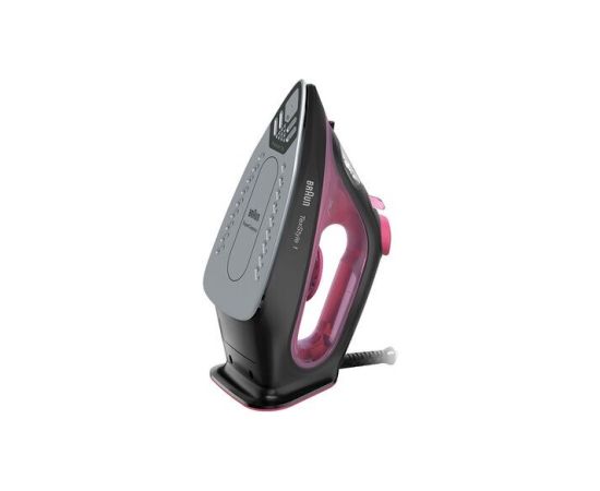 Braun TexStyle 1 Dry & Steam iron Ceramic soleplate 2000 W Black, Purple Gludekļi un sistēmas