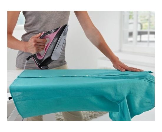 Braun TexStyle 1 Dry & Steam iron Ceramic soleplate 2000 W Black, Purple Gludekļi un sistēmas