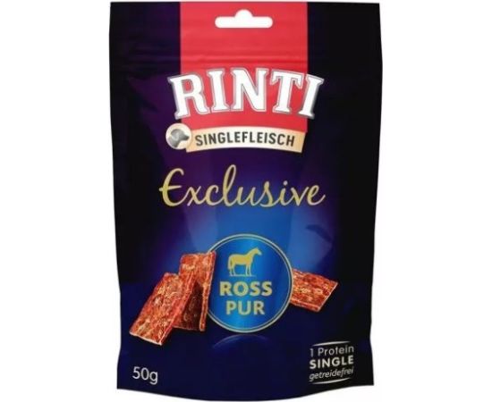 RINTI Singlefleisch Exclusive Horse - dog treat - 50g Suņu barība