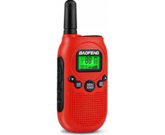 Walkie-Talkie Baofeng BF-T6 Panda Red Rācijas