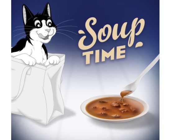 PURINA FELIX Soup ORIGINAL Wiejskie smaki 6x48g Консервы кошек